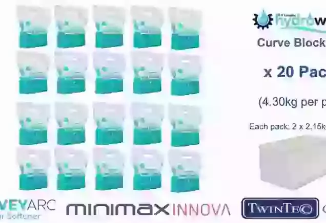 20 Packs MINI CURVE Block Salt